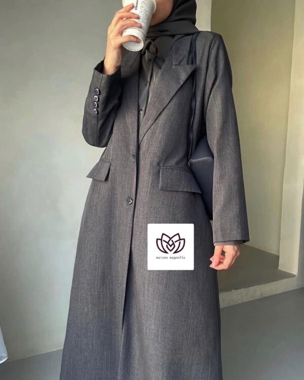 Grey abaya